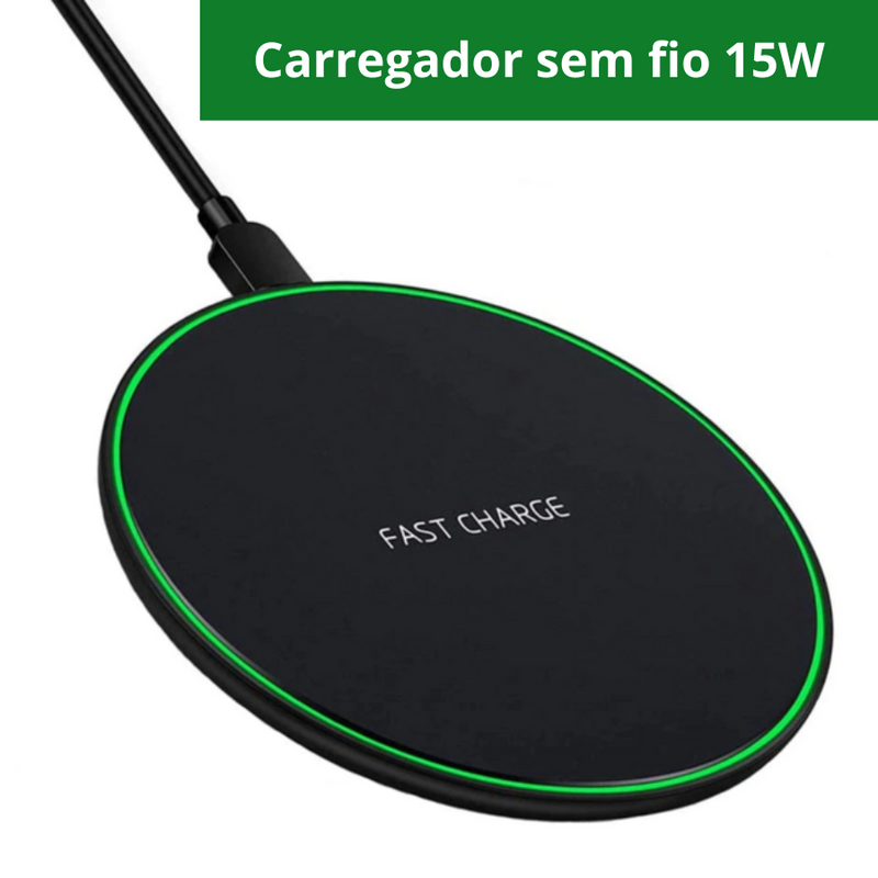 Carregador sem fio de 15W