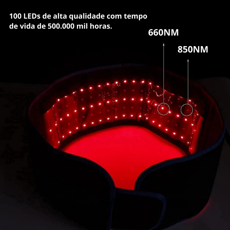 Cinta De LED Terapia Para Dor Corporal E Redução De Gordura