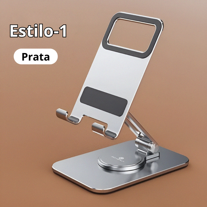 Suporte de Metal Ajustável 360° Para Tablet e Celular