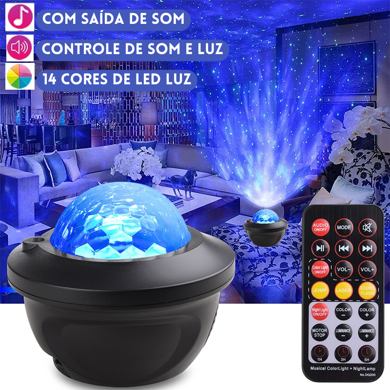 Projetor de luz de estrela e galáxia - Star Sky®