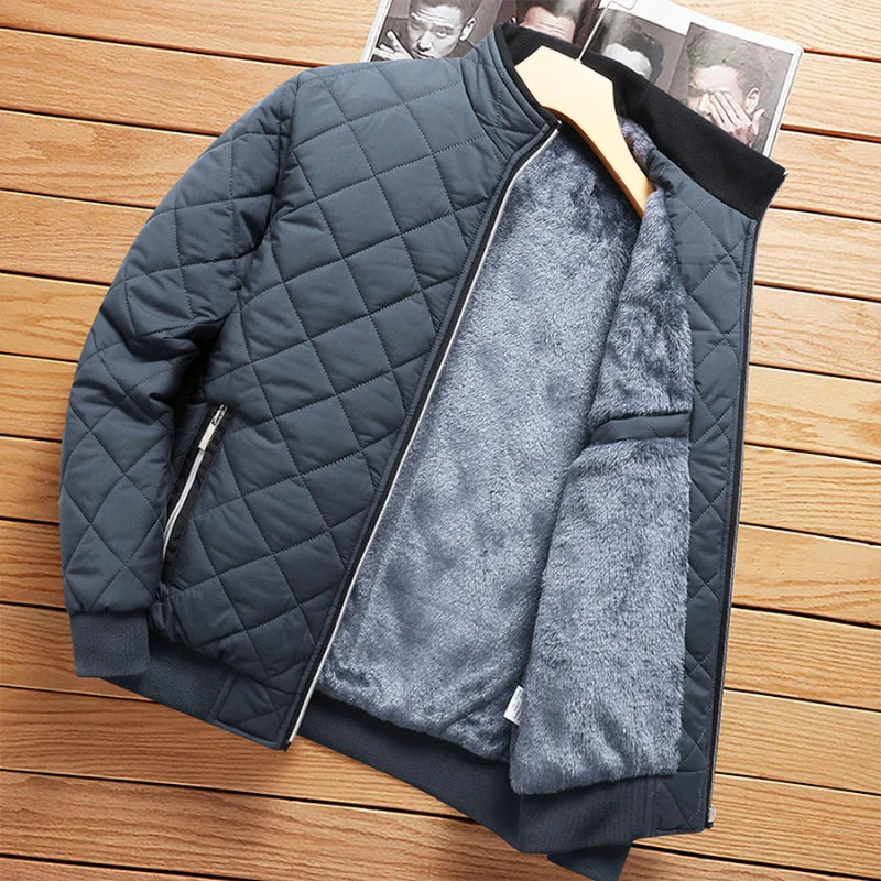 Jaqueta Inverno Masculina Forrada em Lã Coat