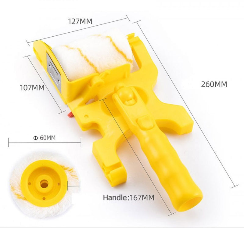 Rolo de Pintura com Cortador de Canto 3 em 1