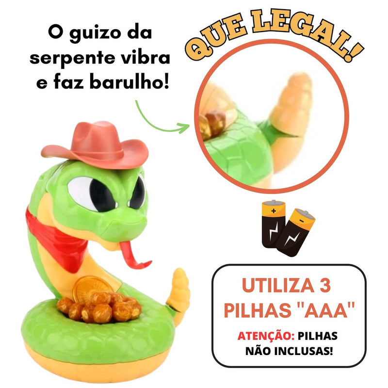 Brinquedo Tesouro da Serpente Jogo de Estratégia Educativo