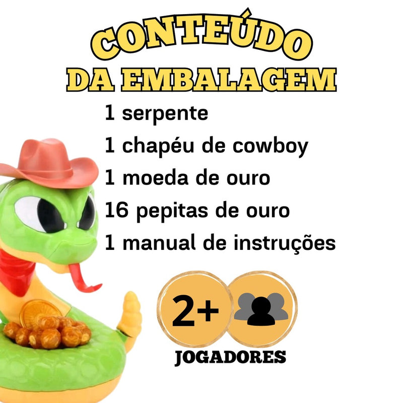 Brinquedo Tesouro da Serpente Jogo de Estratégia Educativo