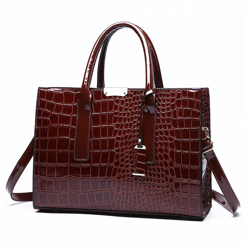 Bolsa Feminina Transversal  - Crocodile