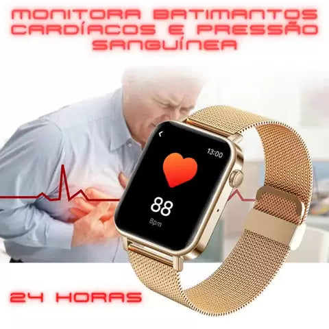 Smartwatch® - Relógio Tecnológico Multifuncional