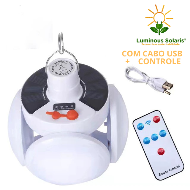 Luminous Solaris® -  Lâmpada de Carregamento Solar