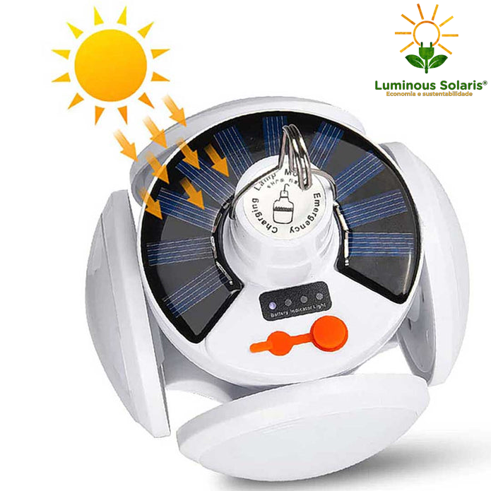 Luminous Solaris® -  Lâmpada de Carregamento Solar