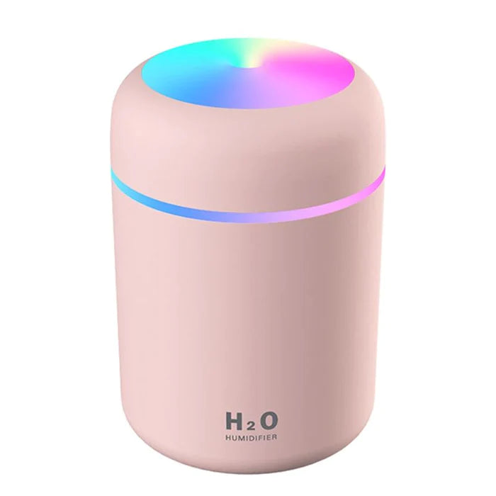 Mini Umidificador de Ar 300ml USB Portátil - H20 Multicolor