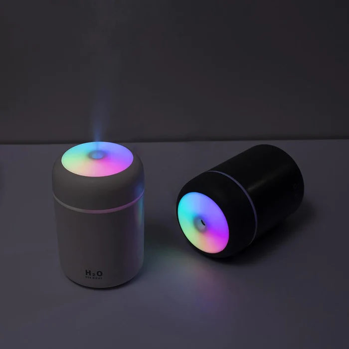 Mini Umidificador de Ar 300ml USB Portátil - H20 Multicolor