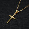 Corrente com Crucifixo Banhada a Ouro – Elegance