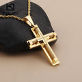 Corrente com Crucifixo Banhado a Ouro 18k – KALEN Shiny